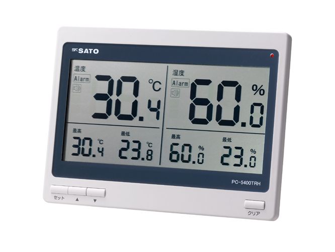 日本進(jìn)口佐藤SATO數(shù)字溫濕度計 PC-5400TRH