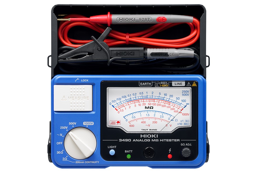 日本hioki絕緣電阻表 3490 三檔電壓量程，絕緣測(cè)試高達(dá)4000MΩ